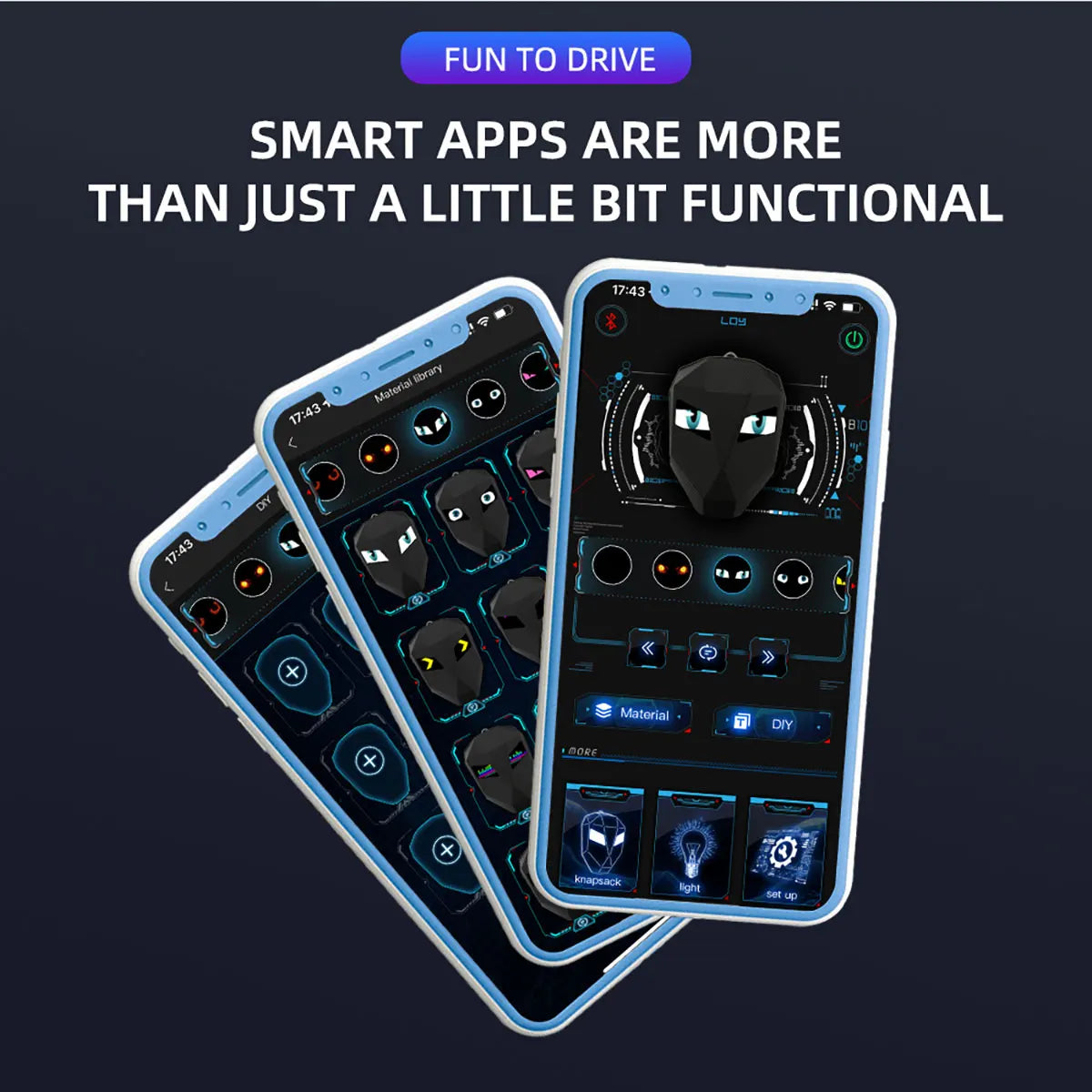 Car LED Demon Eye Modeling Screen DIY Interactive Advertising Screen Turn Signal Lamp APP Control Car Universal Ambient Light