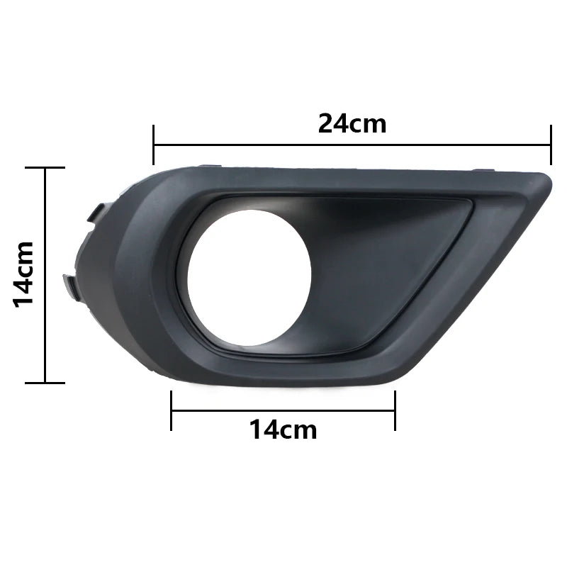 For Subaru Forester SJ 2013 2014 2015 2016 Car Front Bumper Fog Light Lamp Frame Cover Trim Foglights Foglamp Cap Hood