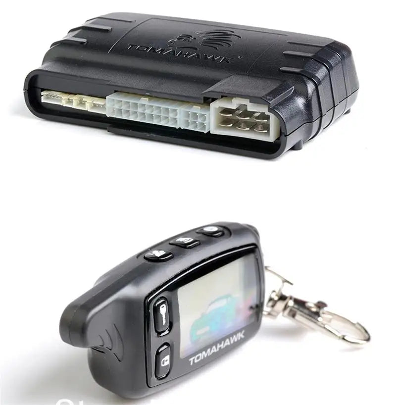Tw 9010 Russian/English version for Original Russia two way car alarm system tomahawk tw9010, LCD Remote Control Key Fob tw-9010