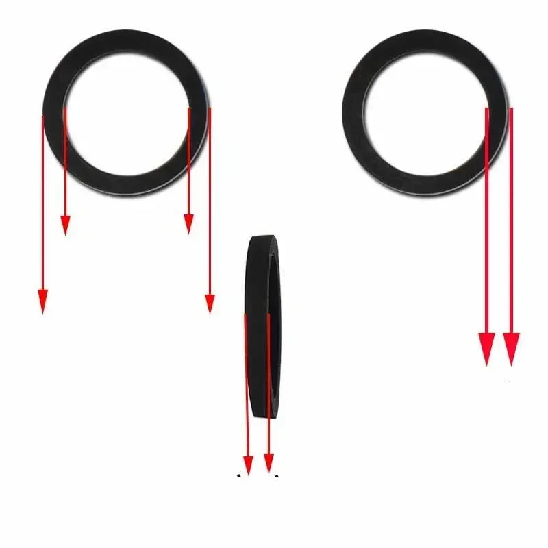 3pcs idle tire wheel belt loop Idler rubber ring for cassette deck recorder tape stereo audio player Pinch Tire