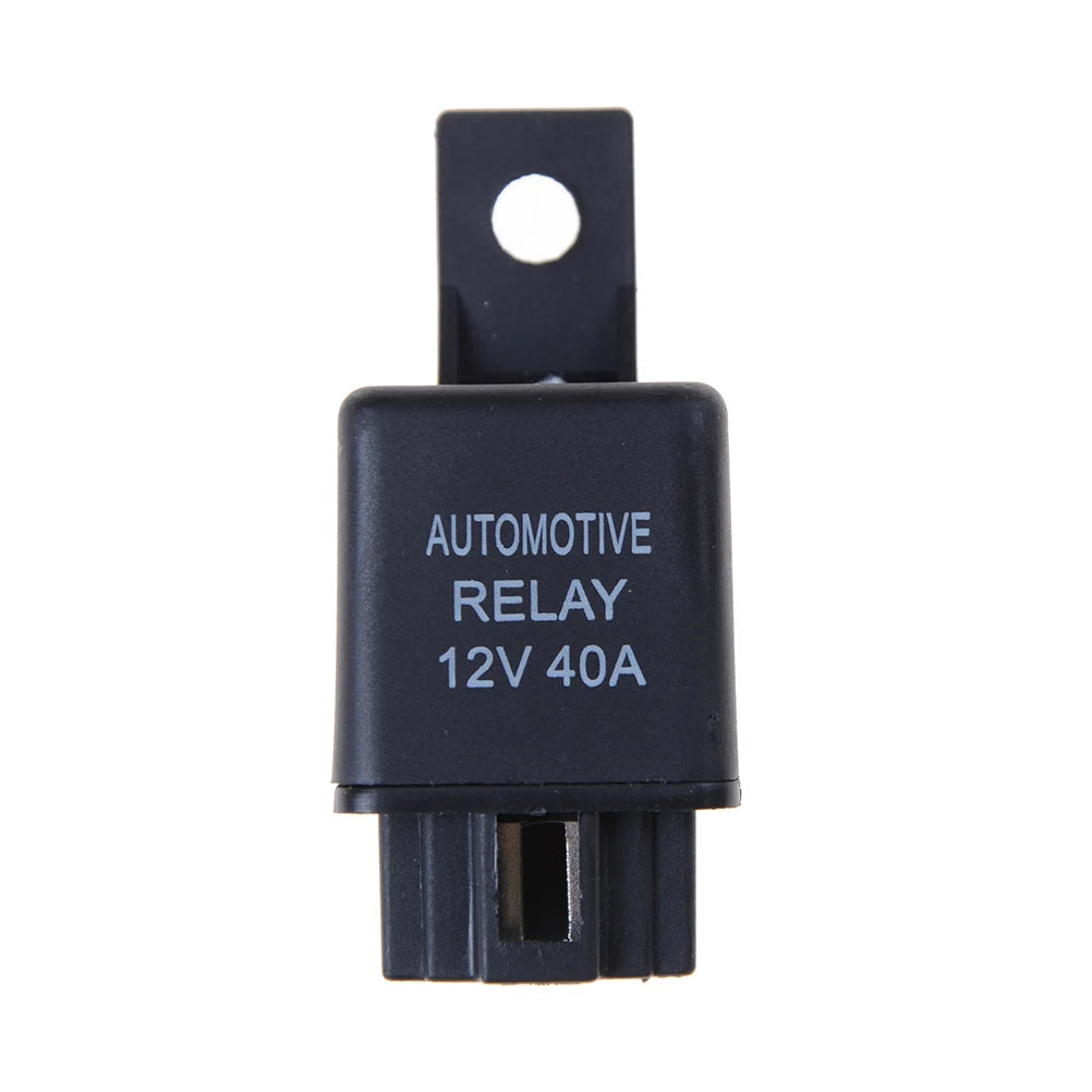 1Pc 12V 40A Car Automotive Relay 4 Pins SPST Alarm Relay with relay socket