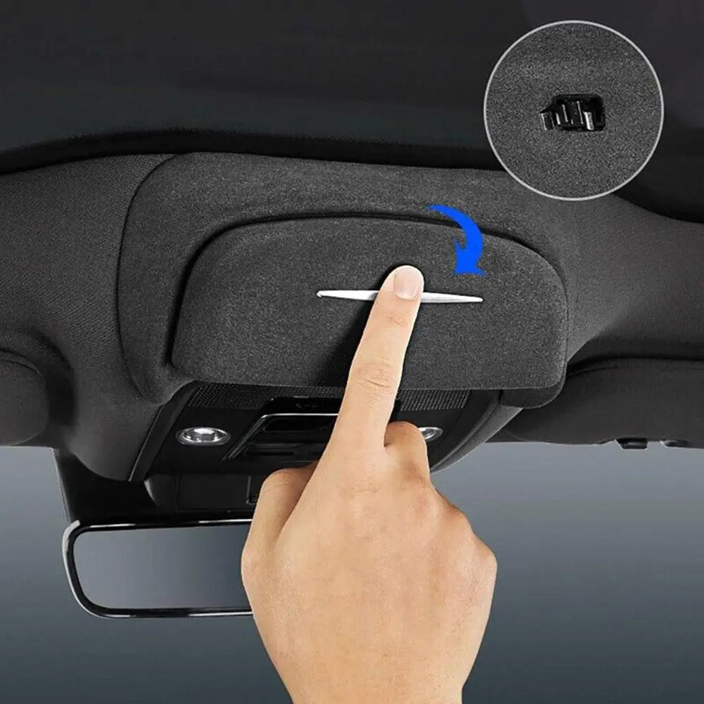 For BYD Seal Car Glasses Case Glasses Case High-quality Suede Interior Car Sunglasses ABS / Accessories Storage Box Ceiling F9U7