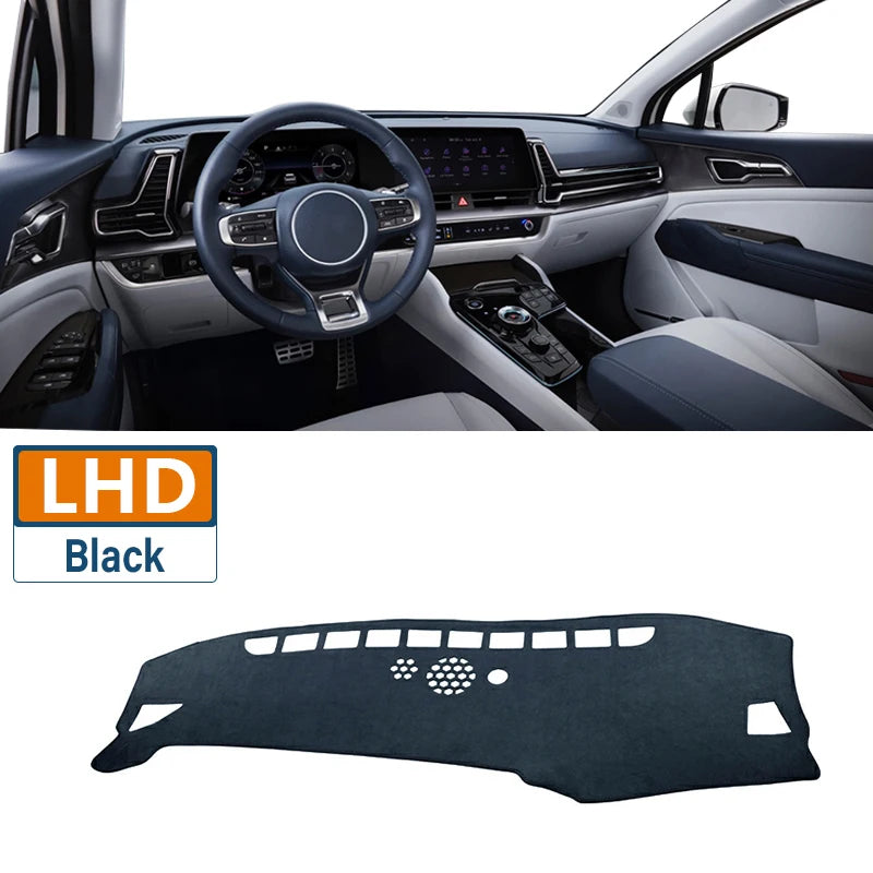 For Kia Sportage NQ5 Hybrid GT-Line HEV X-Pro 2022 2023 2024 Car Dashboard Cover Avoid Light Pad Anti-UV Carpets Non-Slip Mats