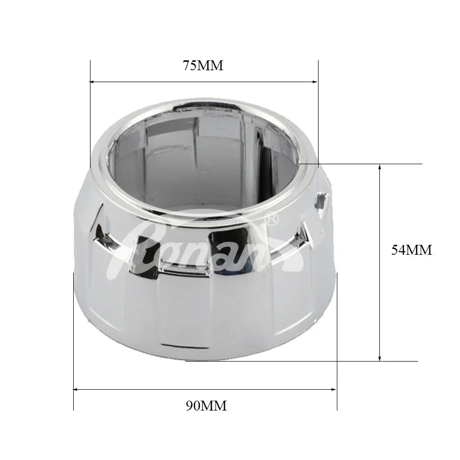 RONAN 2.5'' 3.0'' Headlight Shrouds for Hella kito Q5 MH1 Bi-Xenon Bi-LED Projector Lens Car Styling Retrofit Mask Cover
