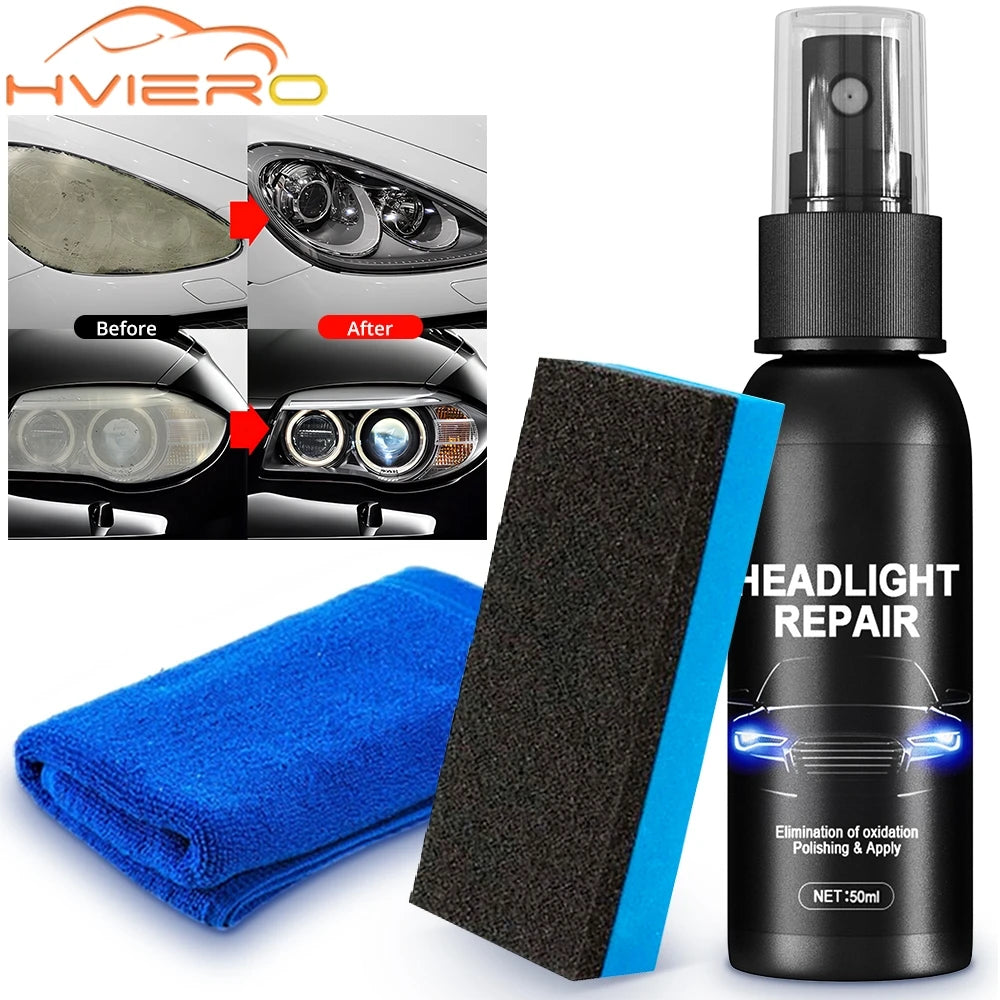 Car Fluid Renewal Polish Maintenance Liquid Kit Care Headlight Polishing Agent Scratch Remover Oil Film Repair Auto Accessories