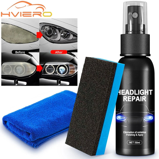 Car Fluid Renewal Polish Maintenance Liquid Kit Care Headlight Polishing Agent Scratch Remover Oil Film Repair Auto Accessories