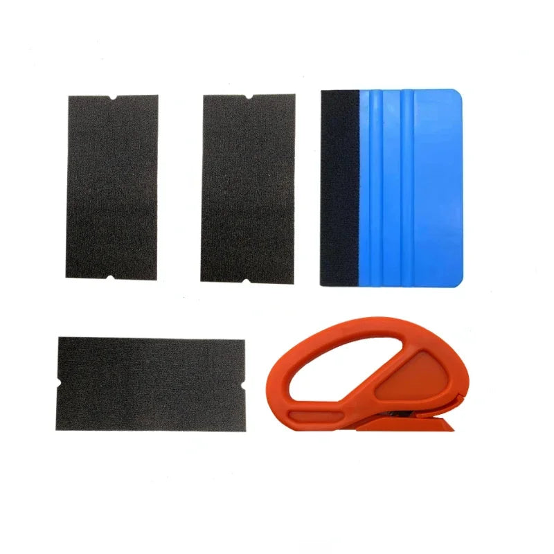 New Car Film Wrap Tool Kit Squeegee Set Vinyl Scraper Cutter for Vehicle Window Tint Car Accessories Wrapping Tools