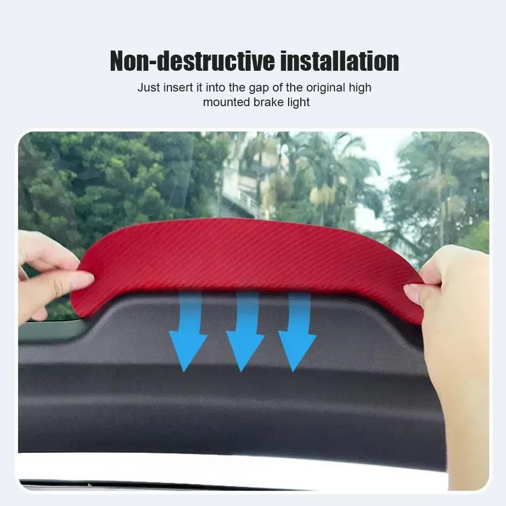 Taillight Sticker for Tesla Model 3 Y High Mounted Brake Light Projection Board Decoration Sticker Car Exterior Decoration 2023