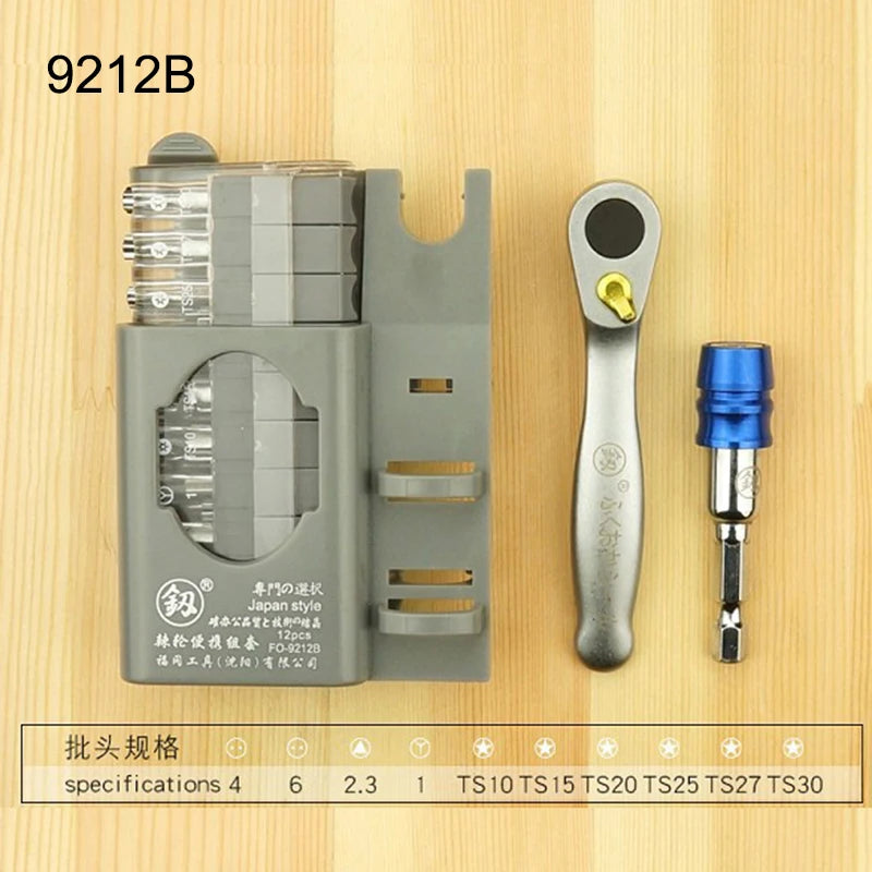 Xiaomi Multifunctional Mini Ratchet Wrench Screwdriver Bits Set Special Shaped Lotted Phillips Manual Screwdriver Set Hand Tools