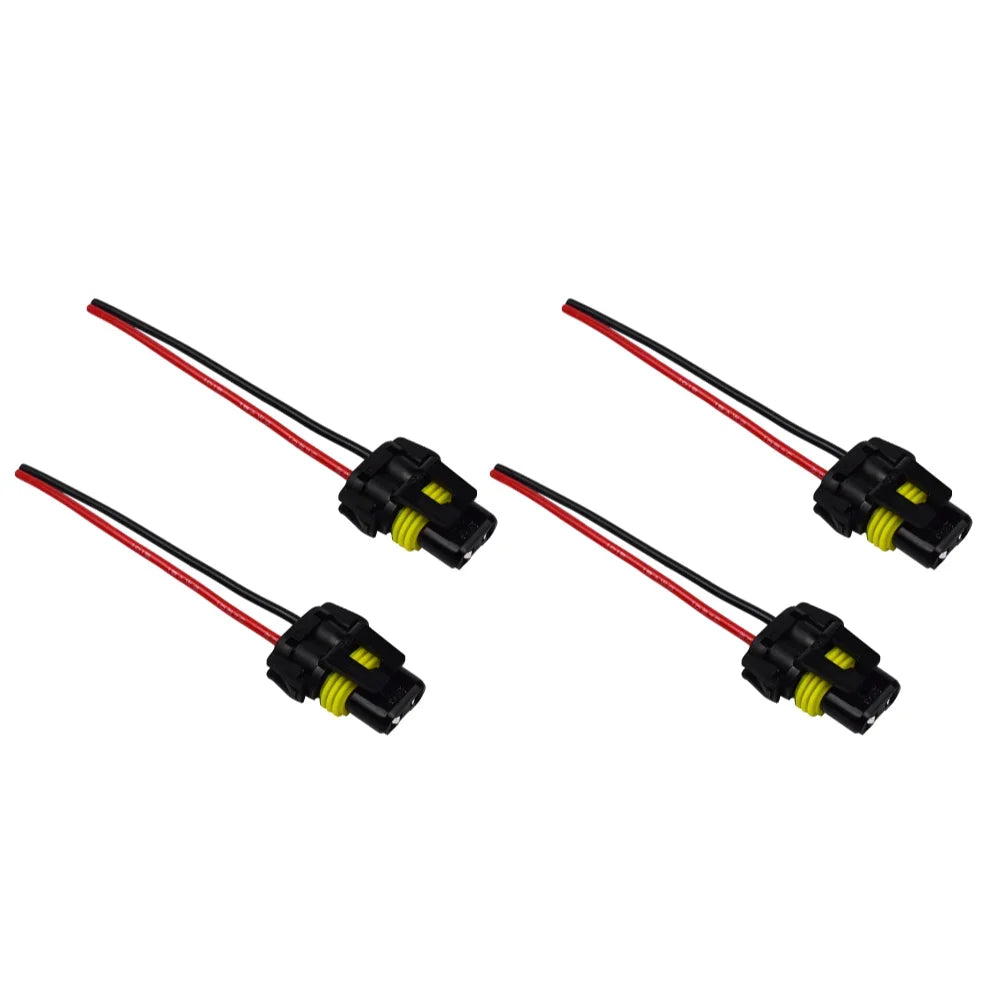 2-10Pcs 9005 HB3 9006 HB4 Female Adapter Wiring Harness Sockets Wire Connector for Headlight Fog Lights