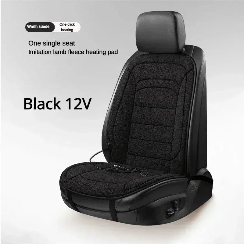 Heated Car Seat Cover Car Heating Cushion Winter Heated Seats Car Seat Warmer 12V Seat Cushion For Back And Seats