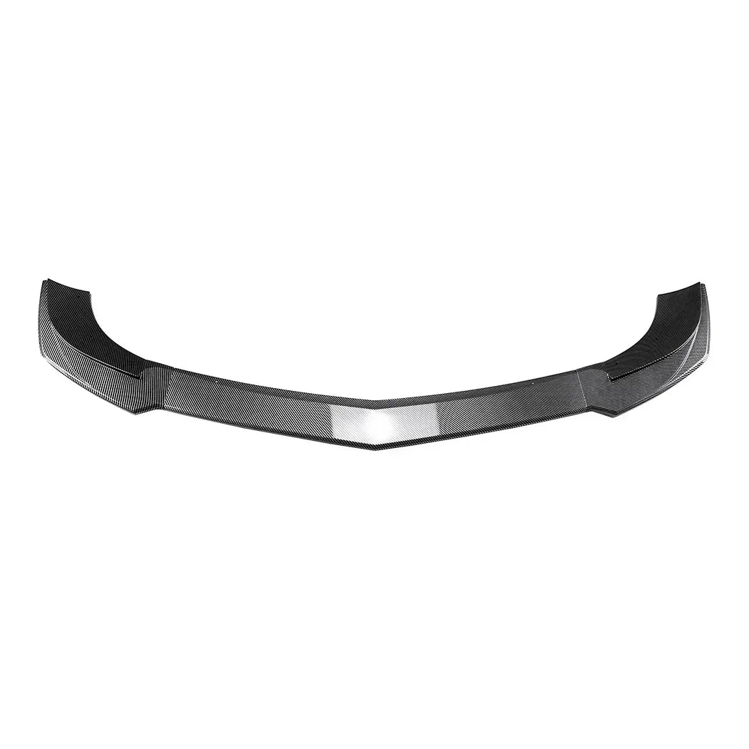 Front Spoiler Lip Gloss Black/Carbon Look ABS Plastic For Mercedes-Benz C Class W204 S204 Facelift 2011-2014 AMG Line Sport