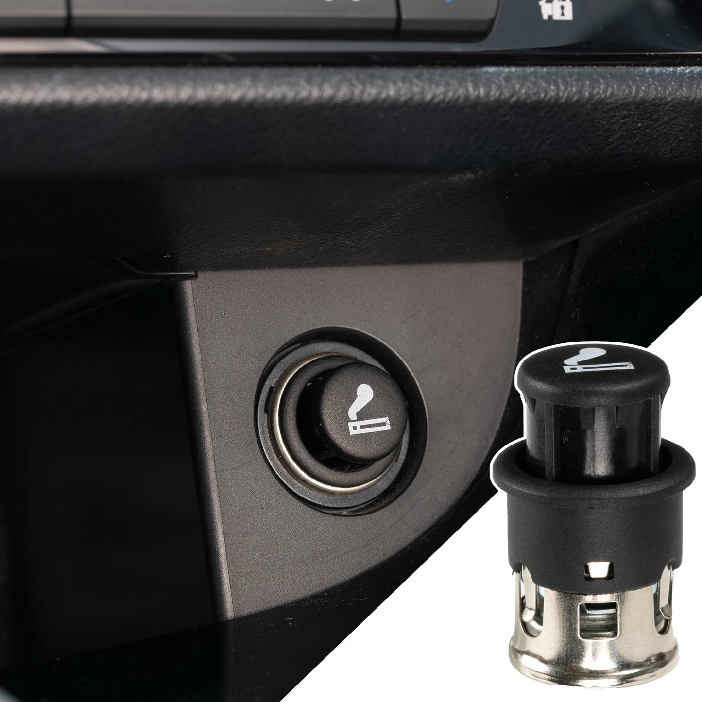 Car 12V Cigarette Lighter For VW CC Passat B5 B6 Golf 4 MK4 5 MK5 Polo Eos Jetta Tiguan Touran Sharan Caddy Audi A3 Q3 1J0919307