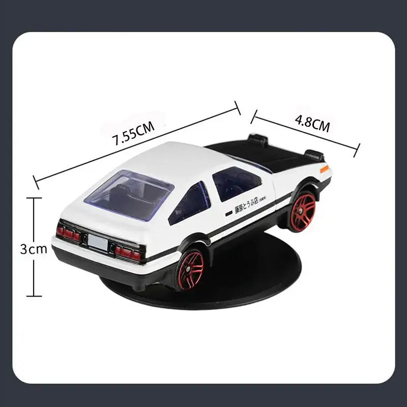 Car For Mater Drift Rotating Ornaments Auto Dashboard Turning AE86 Model Deco Car Center Console Decoration