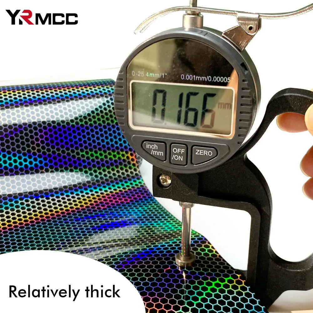 Car Laser Honeycomb Headlights Taillight Lamp Vinyl Wrap Automobile Headlight Tint Waterproof Film Fog Light Taillight Stickers