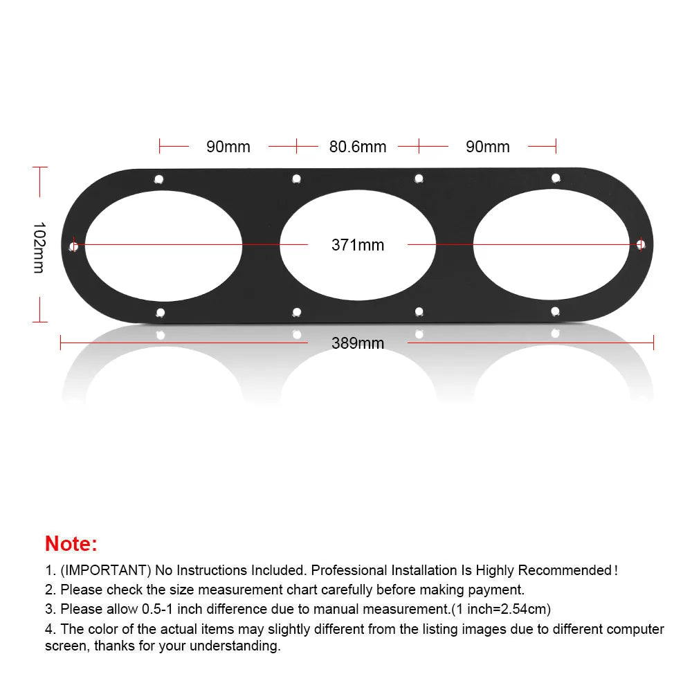 2pcs Rear Bumper Diffuser For Universal Car Rear Bumper Air Diversion Diffuser Panel BX100863