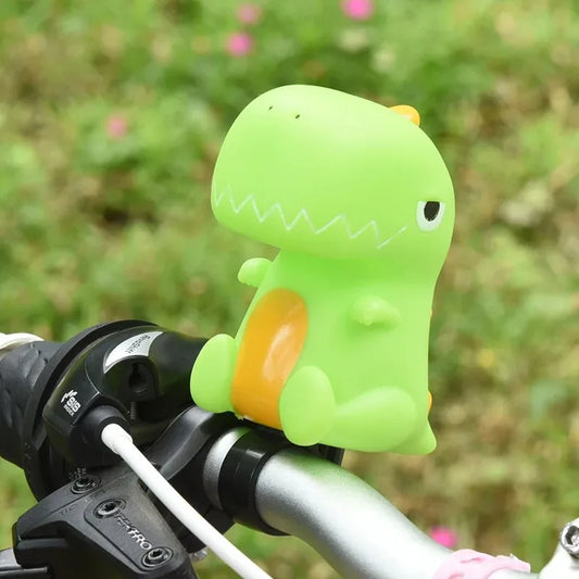 1Pc Cartoon Dinosaurs Unicorn Air Horn Children Balance Bike Scooter Bell Super Loud Bicycle Bell Bicycle Accessories