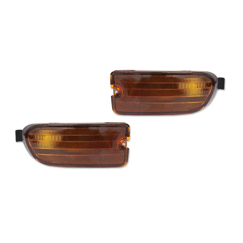 For 1999 2000 2001 Subaru Impreza Amber / Smoked / Clear Lens Car Front Bumper Turn Signal Light Cover Shells Kit No Bulb/Socket