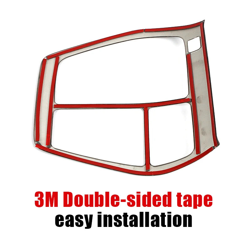 Stainless Gear Shift Panel Frame Knob Cover Frame Trim Sticker For Toyota RAV4 XA50 2019 2020 2021 2022 2023 2024 RAV 4 Hybrid