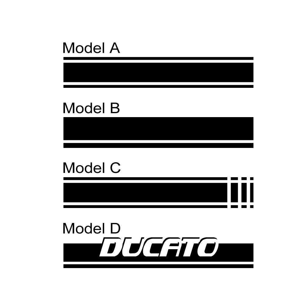 Car Hood Cover Sticker For Fiat Ducato Maxi Ⅲ 8  35 Capmer Cargo Van Graphics Stripes Bonnet Decal Auto Body Vinyl Decoration