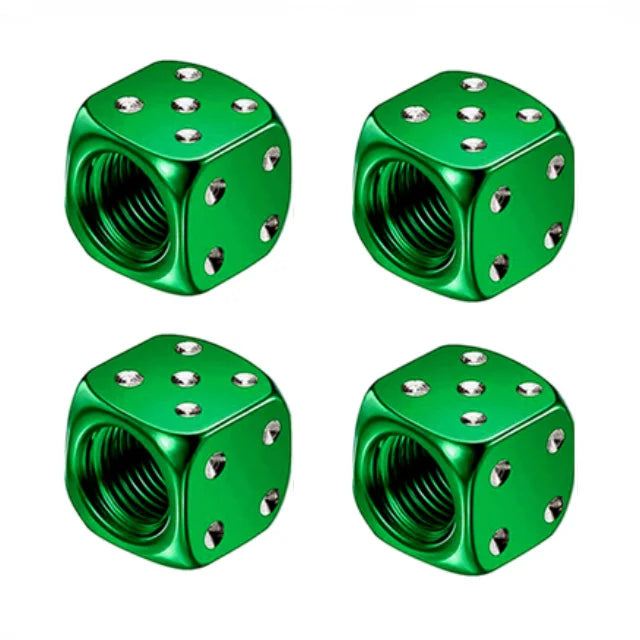 4 Pcs Aluminum Car Tire Valve Caps Hex Alloy Tyre Valve Airtight Cover Waterproof Dust For Automobiles Motorcycles Trucks Bikes