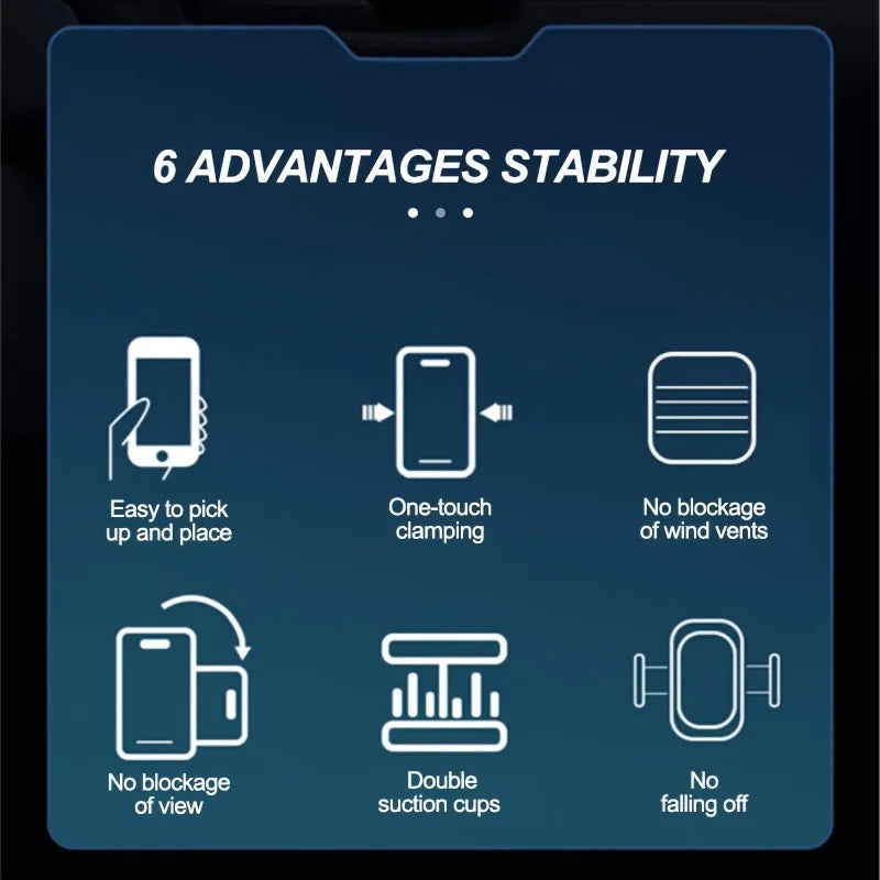 Mobile Phone Holder Air Outlet Gravity Sensor Car Phone Stand Universal Smartphone Gap Mount In Car Interior Accessories