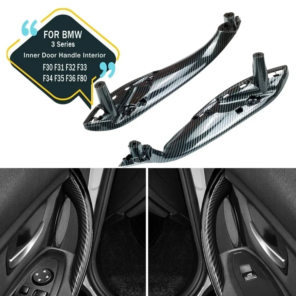 For BMW 3 Series F30 F80 F31 F32 F33 F34 F35 F36 2013-18 Interior Door Pull Handle Inside Panel with Cover Trim Car Asseccories