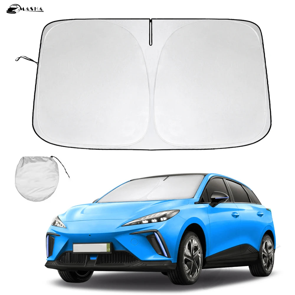 Windshield Sun Shade For MG 4 EV MG4 2022 2023 2024 Sunshade Sun Visor Protector Foldable Blocks UV Rays Keep Your Car Cooler