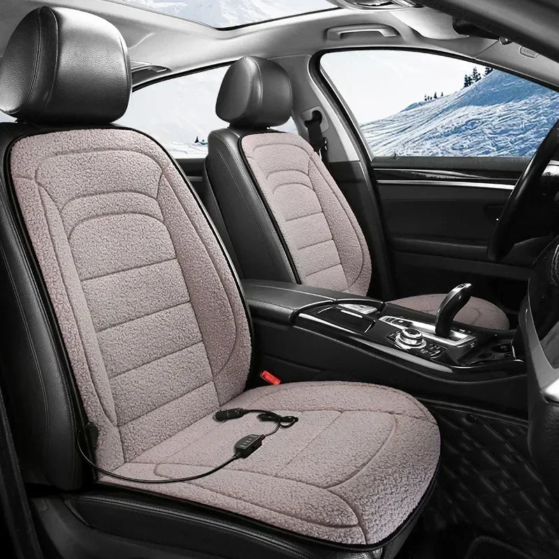 Heated Car Seat Cover Car Heating Cushion Winter Heated Seats Car Seat Warmer 12V Seat Cushion For Back And Seats