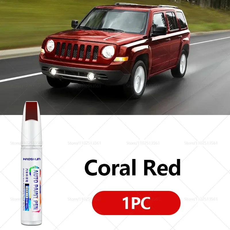 For Jeep Patriot 2007-2017 MK Paint Repair Pen Touch Up Scratch Remover DIY Auto Accessories Black White Red Silver Gray