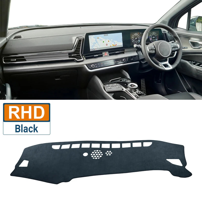 For Kia Sportage NQ5 Hybrid GT-Line HEV X-Pro 2022 2023 2024 Car Dashboard Cover Avoid Light Pad Anti-UV Carpets Non-Slip Mats