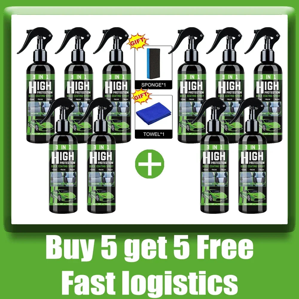 Car Nano Ceramic Coating Liquid Glass Quick Paint Polishing Waterproof Spray Hydrophobic Coating Agent Car Care G9Gzjau3