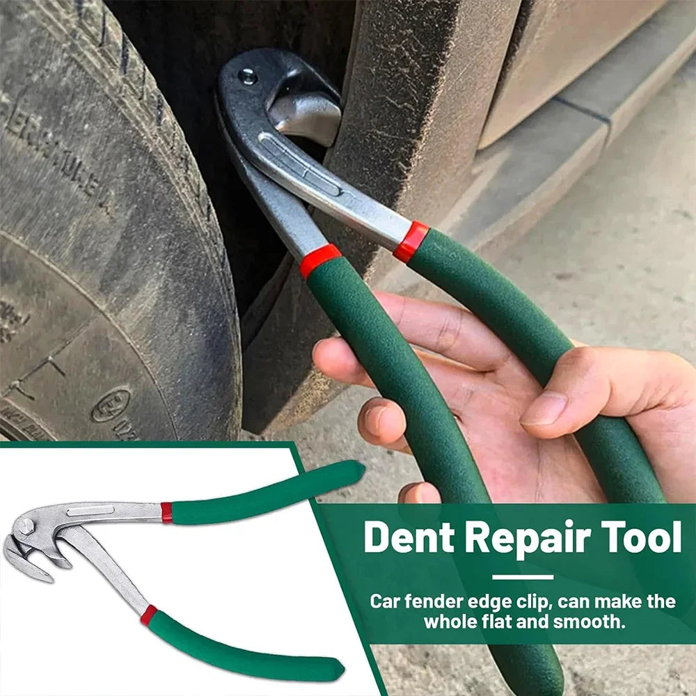 Car Edge Repair Paintless Dent Puller Crimping Pliers Hood Door Edge Clip Kit Edge Trimming Pliers Flat Hole Caliper Tools Clip