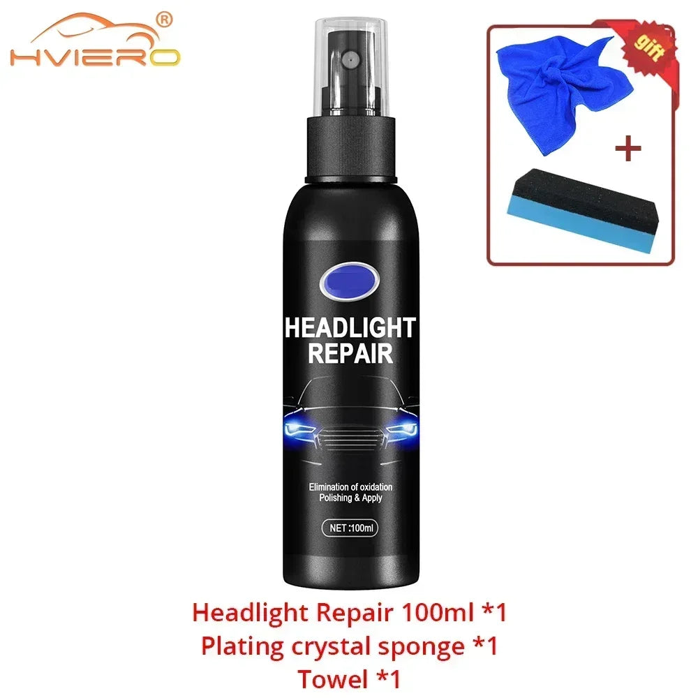 Car Fluid Renewal Polish Maintenance Liquid Kit Care Headlight Polishing Agent Scratch Remover Oil Film Repair Auto Accessories
